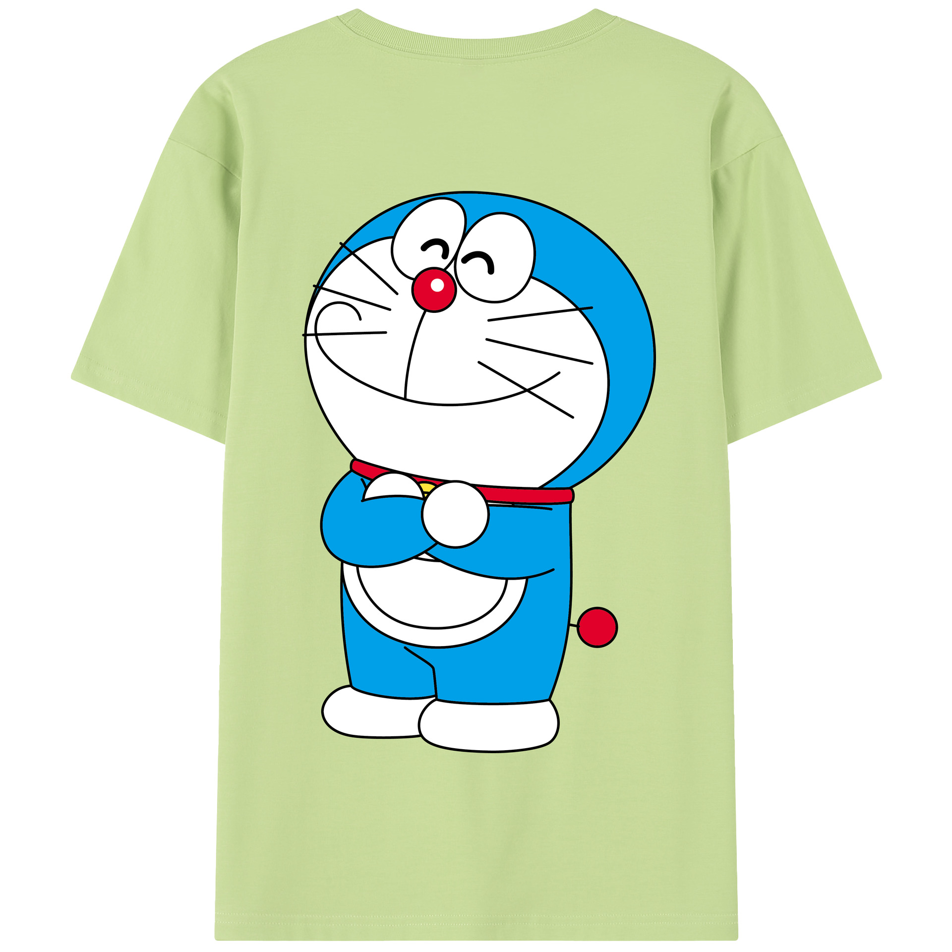 （画像用） ドラえもん Doraemon 綿100％半袖Tシャツ（背面プリント）